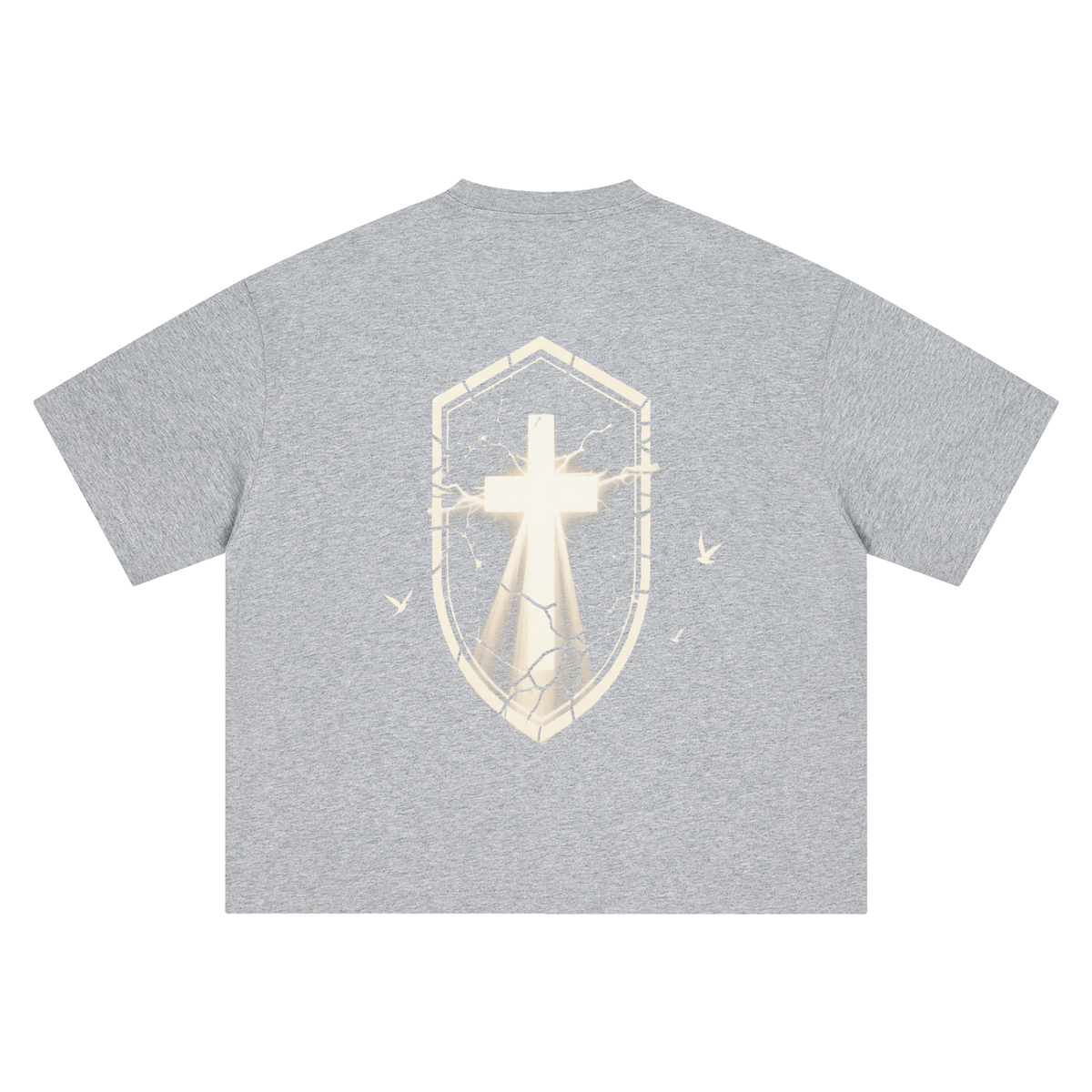 Cross Graphic Boxy Oversized