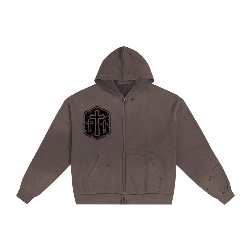 Don't Stress Zip Hoodie