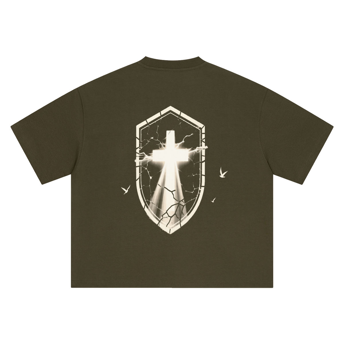 Cross Graphic Boxy Oversized