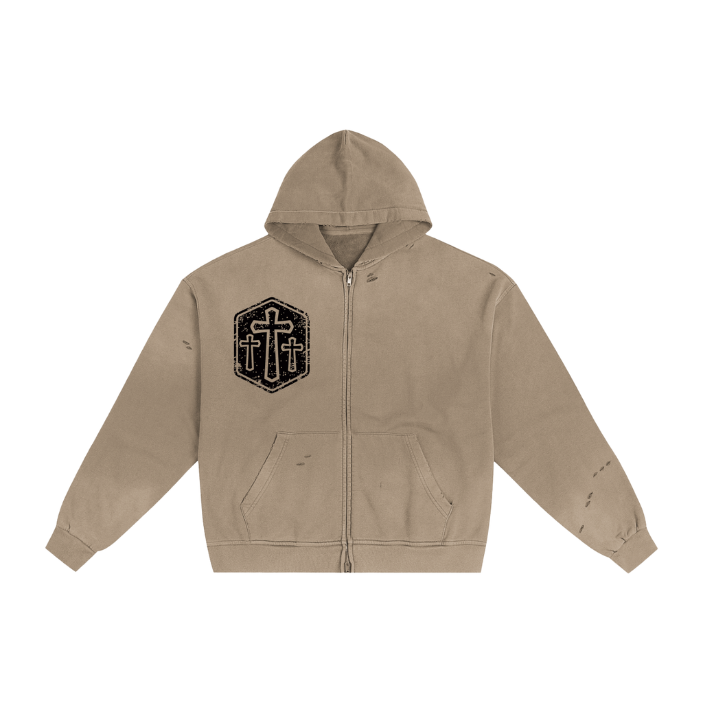 Don't Stress Zip Hoodie