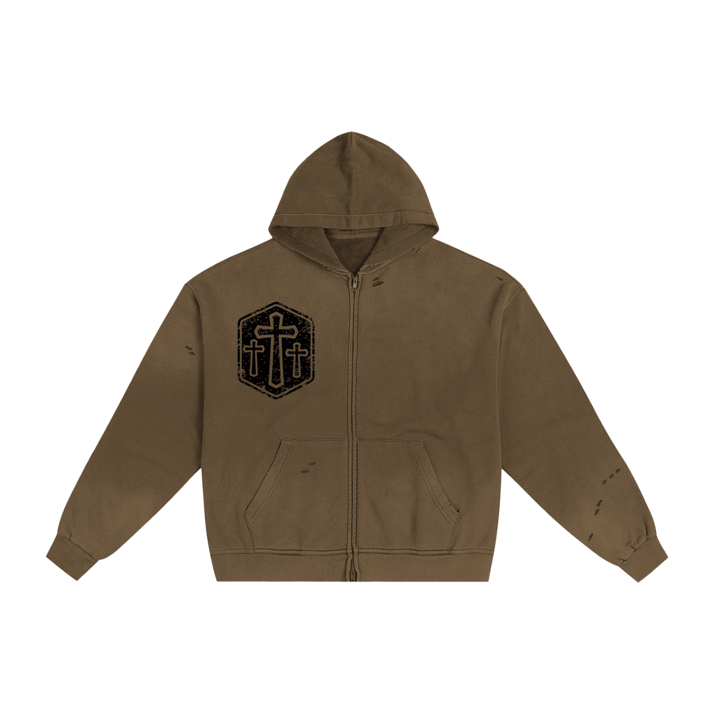 Don't Stress Zip Hoodie