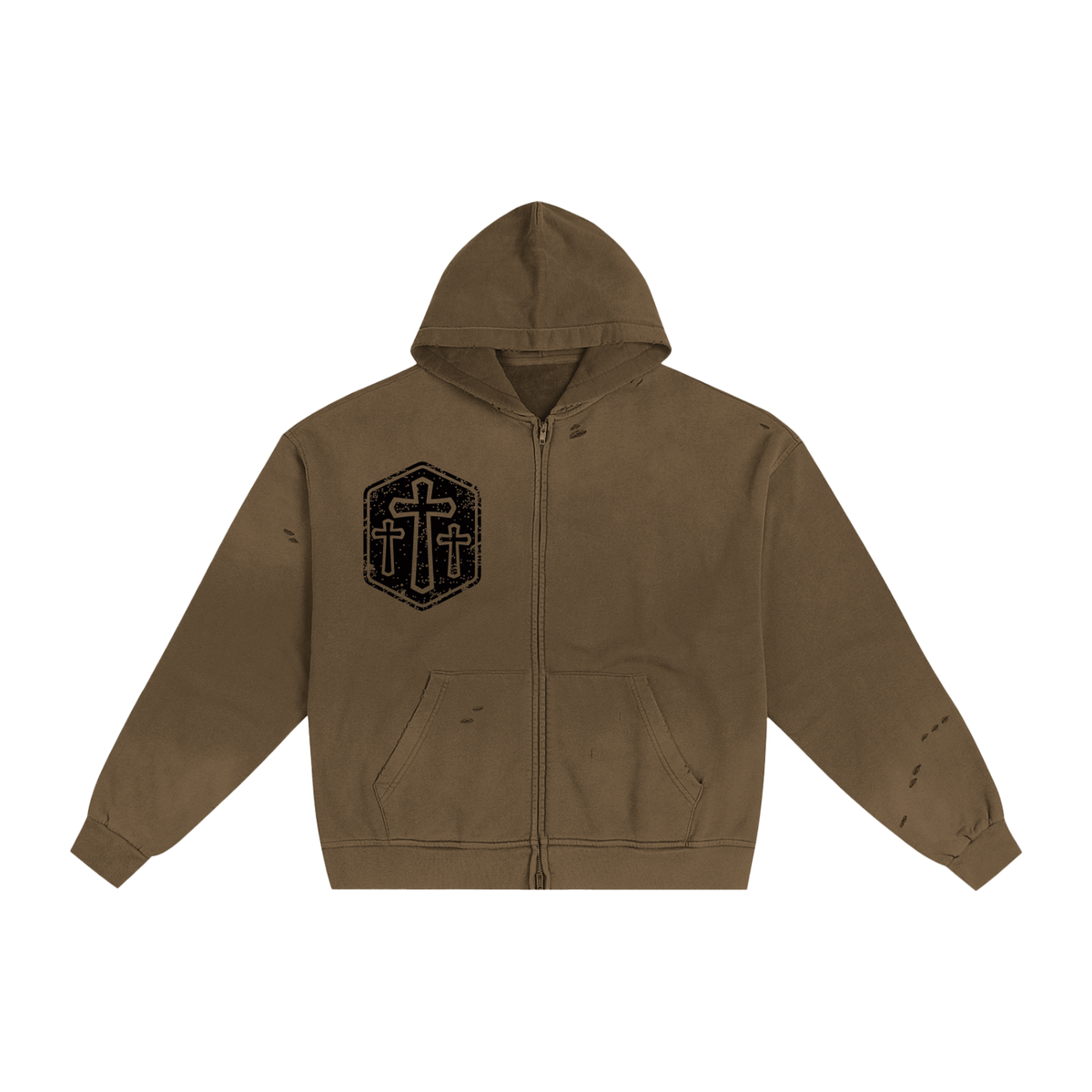 Don't Stress Zip Hoodie
