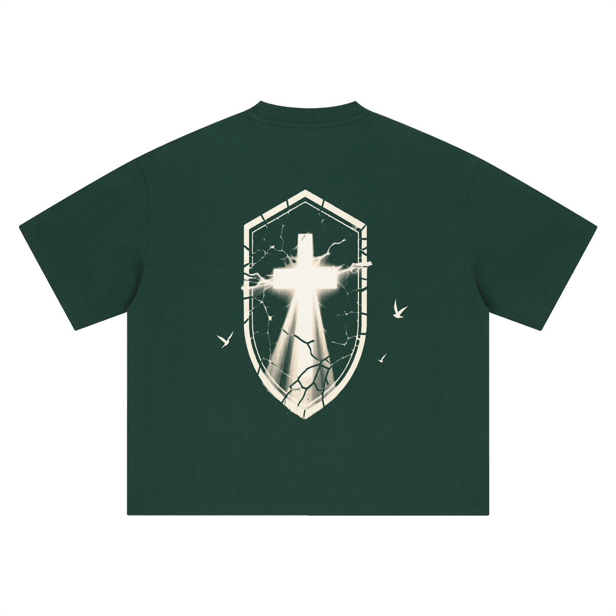 Cross Graphic Boxy Oversized