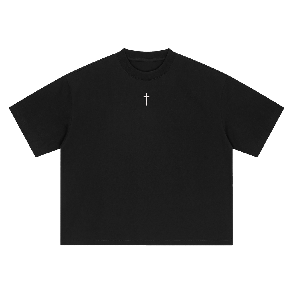 Cross Graphic Boxy Oversized